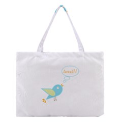 Cute Tweet Medium Tote Bag by linceazul