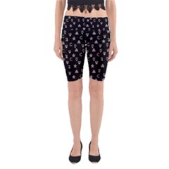 Witchcraft Symbols  Yoga Cropped Leggings