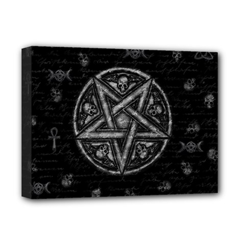Witchcraft Symbols  Deluxe Canvas 16  X 12   by Valentinaart