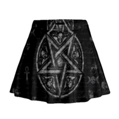 Witchcraft Symbols  Mini Flare Skirt by Valentinaart