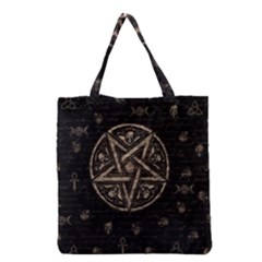 Witchcraft Symbols  Grocery Tote Bag