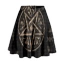 Witchcraft symbols  High Waist Skirt View1