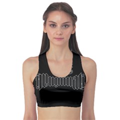 Illuminati Sports Bra by Valentinaart