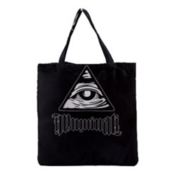 Illuminati Grocery Tote Bag by Valentinaart