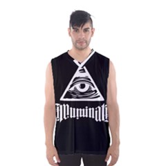 Illuminati Men s Basketball Tank Top by Valentinaart