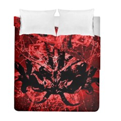 Scary Background Duvet Cover Double Side (full/ Double Size) by dflcprints