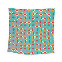 Semicircles And Arcs Pattern Square Tapestry (small) by linceazul