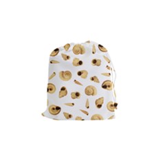 Shell Pattern Drawstring Pouches (small)  by Valentinaart