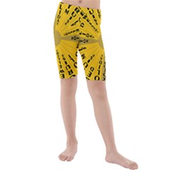 Wheel Of Fortune Australia Episode Bonus Game Kids  Mid Length Swim Shorts by Mariart