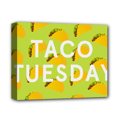 Bread Taco Tuesday Deluxe Canvas 14  X 11  by Mariart