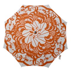 Chinese Zodiac Horoscope Zhen Icon Star Orangechicken Hook Handle Umbrellas (medium) by Mariart
