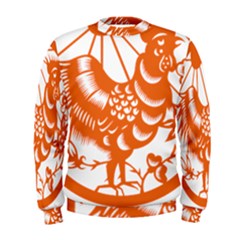 Chinese Zodiac Horoscope Zhen Icon Star Orangechicken Men s Sweatshirt