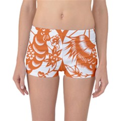 Chinese Zodiac Horoscope Zhen Icon Star Orangechicken Reversible Bikini Bottoms by Mariart