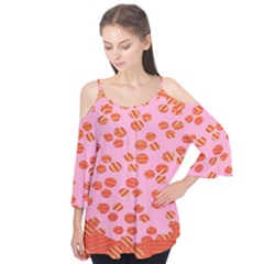 Distance Absence Sea Holes Polka Dot Line Circle Orange Chevron Wave Flutter Tees