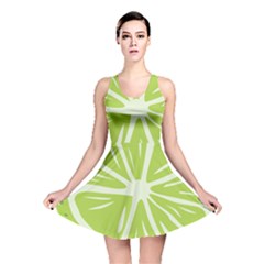 Gerald Lime Green Reversible Skater Dress