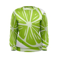 Gerald Lime Green Women s Sweatshirt