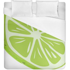 Gerald Lime Green Duvet Cover (King Size)