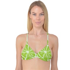 Gerald Lime Green Reversible Tri Bikini Top