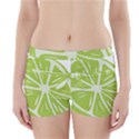 Gerald Lime Green Boyleg Bikini Wrap Bottoms View1