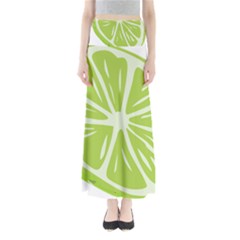 Gerald Lime Green Maxi Skirts