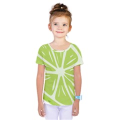 Gerald Lime Green Kids  One Piece Tee