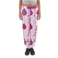 Flower Floral Mpink Frame Women s Jogger Sweatpants by Mariart