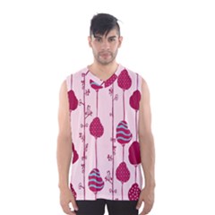 Flower Floral Mpink Frame Men s Basketball Tank Top by Mariart