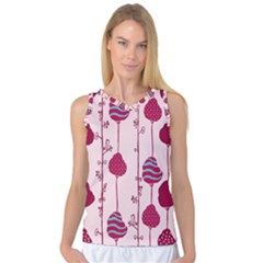 Flower Floral Mpink Frame Women s Basketball Tank Top by Mariart