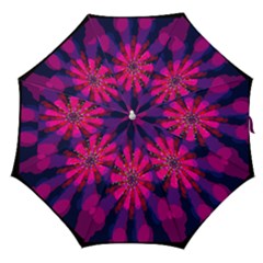 Flower Red Pink Purple Star Sunflower Straight Umbrellas by Mariart