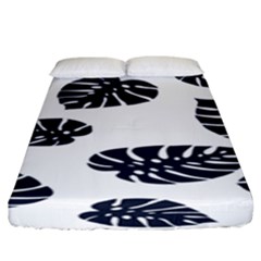 Leaf Summer Tech Fitted Sheet (king Size) by Mariart