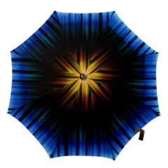 Light Orange Blue Hook Handle Umbrellas (medium) by Mariart
