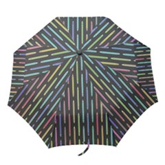 Pencil Stationery Rainbow Vertical Color Folding Umbrellas by Mariart