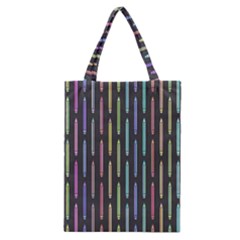 Pencil Stationery Rainbow Vertical Color Classic Tote Bag