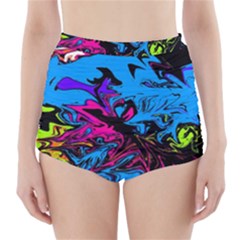 Colors High-waisted Bikini Bottoms by Valentinaart