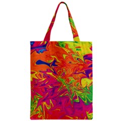 Colors Zipper Classic Tote Bag