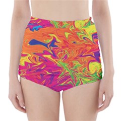 Colors High-Waisted Bikini Bottoms