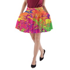 Colors A-Line Pocket Skirt