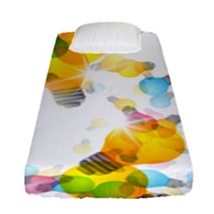 Lamp Color Rainbow Light Fitted Sheet (single Size)