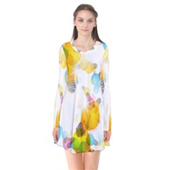 Lamp Color Rainbow Light Flare Dress by Mariart