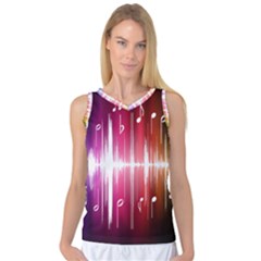 Music Data Science Line Women s Basketball Tank Top by Mariart