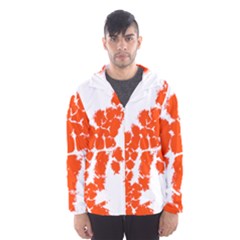 Red Spot Paint Hooded Wind Breaker (Men)