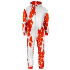 Red Spot Paint Hooded Jumpsuit (Men) 