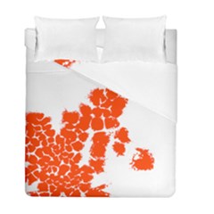 Red Spot Paint Duvet Cover Double Side (Full/ Double Size)