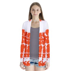 Red Spot Paint Cardigans