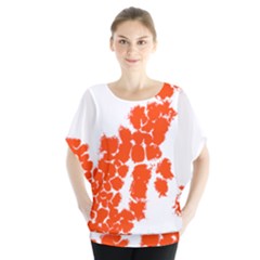 Red Spot Paint Blouse