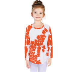 Red Spot Paint Kids  Long Sleeve Tee