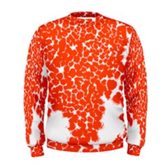 Red Spot Paint White Men s Sweatshirt by Mariart