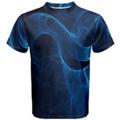 Smoke White Blue Men s Cotton Tee