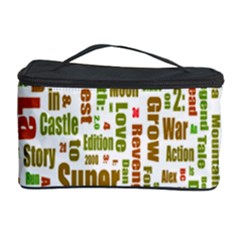 Screen Source Serif Text Cosmetic Storage Case