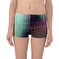Screen Shot Line Vertical Rainbow Boyleg Bikini Bottoms by Mariart